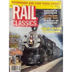 Lot 5 Vintage Railroad Train Magazines 1960 through 1987